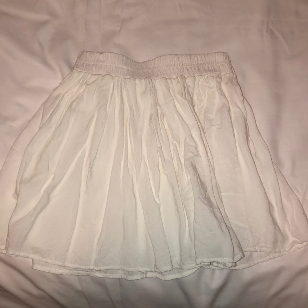 White Flip Skirt
